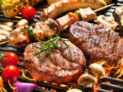 BBQ sur une terrasse en Rooftop