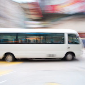 Fast moving bus