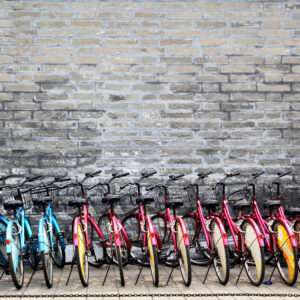 BEIJING - JUNE 3: Rent for bicycle parking lot,  June 3, 2010 in Beijing, China.  In Beijing near are ten million bicycles.